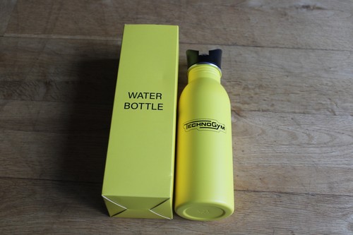 Technogym yellow water bottle - technogym,